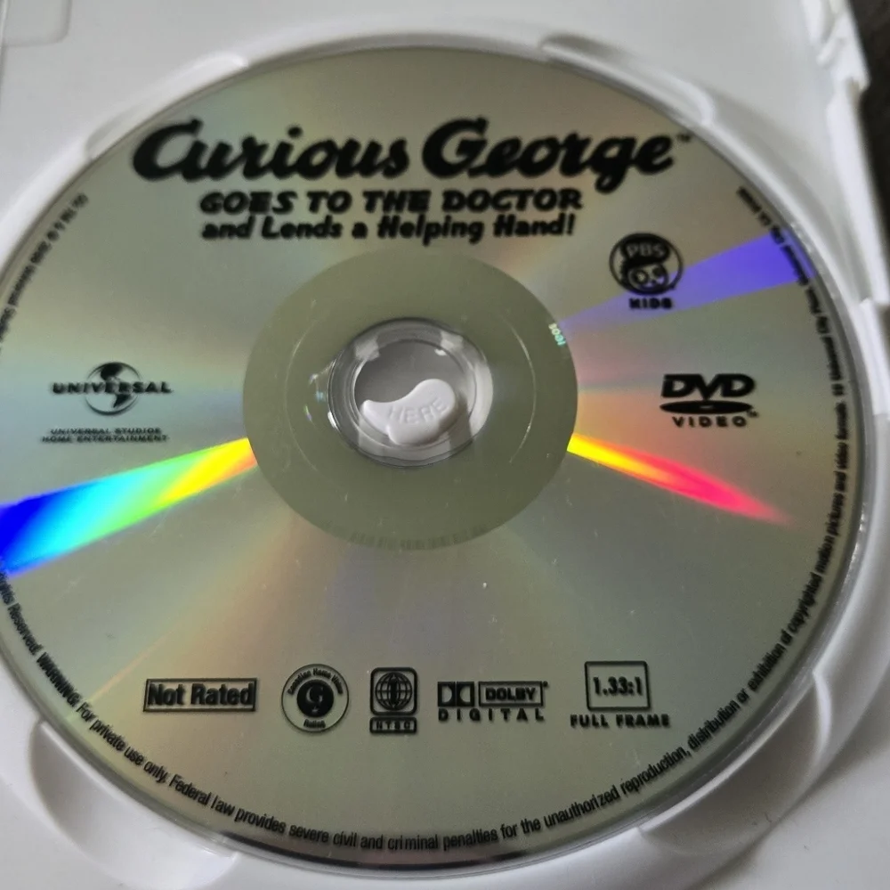 Curious George "Goes to the Doctor" Kids Educational DVD - Picture 4 of 7